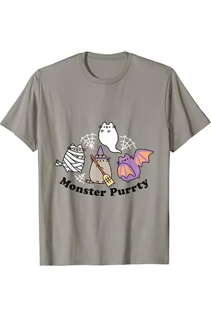 Pusheen Monster Purrty Halloween T-Shirt T-Shirt