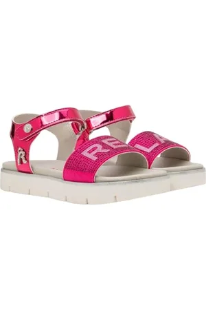 Replay Mädchen Sandalen mit Riemen, Schwarz (Black 003), 36