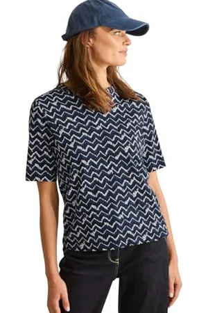CECIL Damen B322918 T-Shirt mit Minimal Print, , M