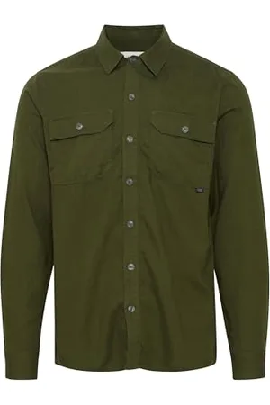 Casual Friday CFAnton Herren Hemd Shirt mit Knöpfen aus Leinenmix Regular fit, Größe:XXL, Farbe: