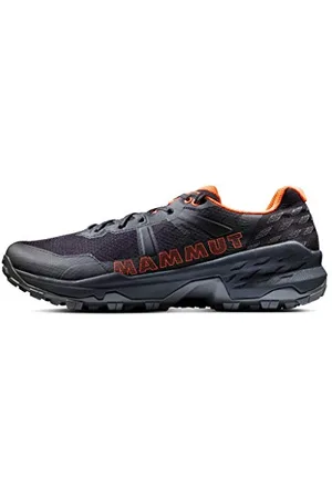 Mammut Sertig II Low GTX Men | Wanderschuhe für Herren, Outdoor Schuhe, Wasserdichte Sportschuhe, Gore-Tex Trekkingschuhe, Leichte Bergschuhe, Für Sport & Hiking | Black-Vibrant Orange, 8