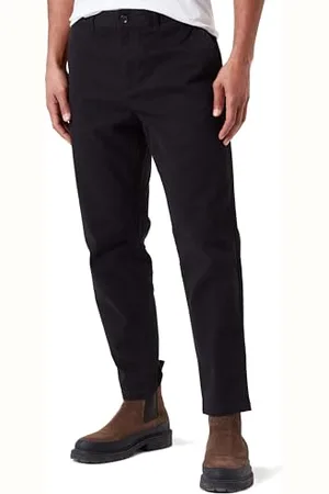 Scotch&Soda Herren Drift-Garment-Dyed Stretch Cotton Twill Chino, Black, 34W / 32L