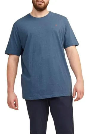 JACK & JONES Male T-Shirt Plus Einfarbig T-Shirt