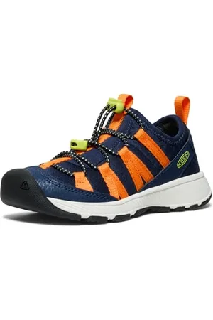 Keen Unisex Kinder Motozoa Sneakers, Naval Academy Bright Marigold, 31 EU