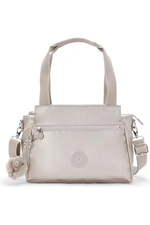 Kipling Alvar Mittelgroße Umhängetasche, (Silber)