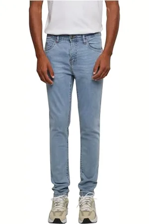 Urban classics Herren Jeans Heavy Ounce Slim Fit Jeans, Slim Fit Jeans für Männer, Karotte Schnitt, , 34