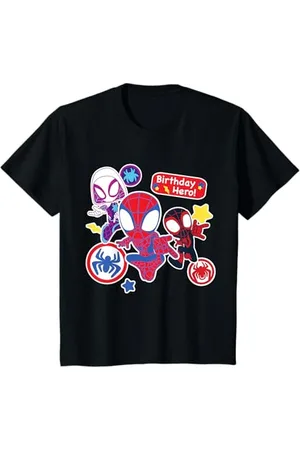 Marvel Kinder Spidey and His Amazing Friends Birthday Hero T-Shirt