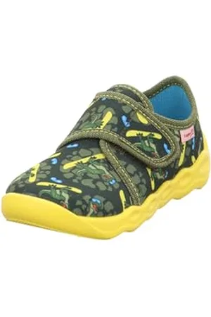 Superfit Jungen BUBBLE Hausschuhe, GELB/MEHRFARBIG 7000