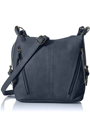 TOM TAILOR Caia Damen Umhängetasche Crossbody Bag Mittelgroß Blau