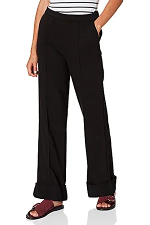 NA-KD Damen Wide Leg Jersey Pants Trainingshose, , XL