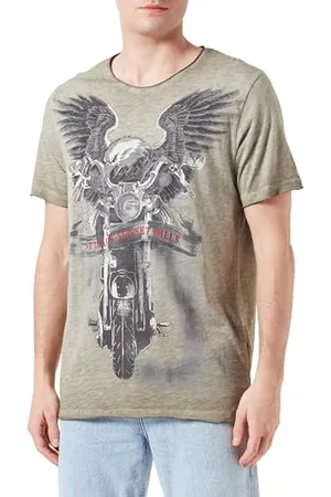 Key Largo Herren Sunset Hills Round T-Shirt, , XL