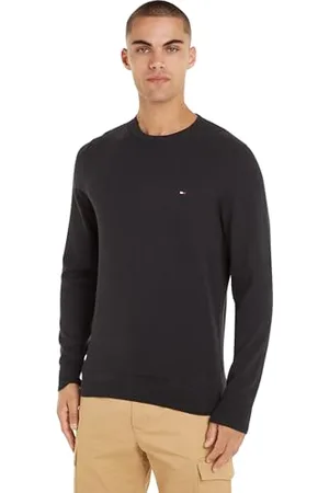Tommy Hilfiger Herren Pullover Classic Cotton Crew Neck Baumwolle, , XS