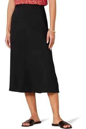 Amazon Damen Midirock aus Georgette, , 40