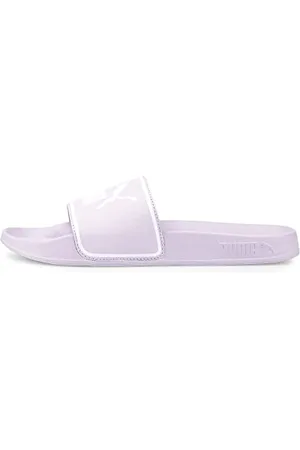 PUMA Unisex Leadcat 2.0 Slide Sandal, Lavender Fog White, 43 EU