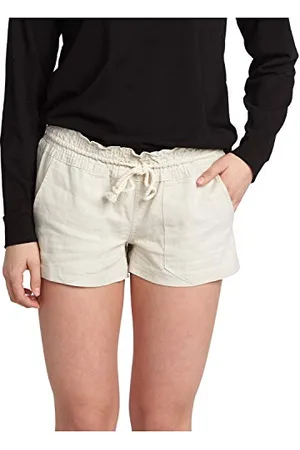 Roxy Damen Oceanside Beach Shorts, Stein, Mittel