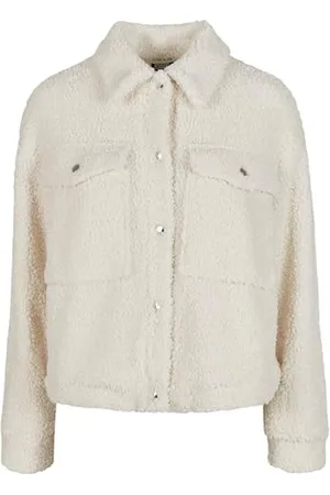 Urban classics Damen TB3984-Ladies Sherpa Trucker Jacket Jacken, , 5XL