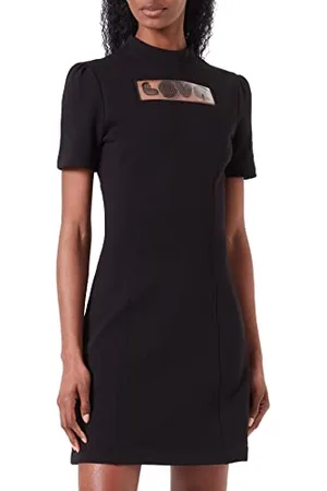 Moschino Damen Tight Fit Short-sleeved Dress, , 48 EU