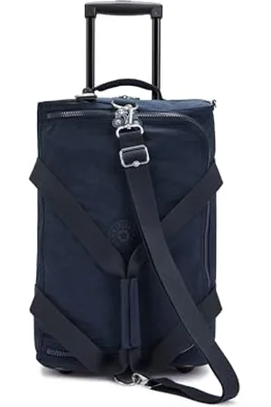 Kipling TEAGAN US Kleine Reisetasche mit Rollen, Carry On, (Blau)