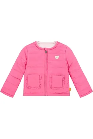Steiff Wendejacke EU Größe 116 , Outdoor Wende-Jacke, Übergangsjacke für Frühling Sommer, Kinderjacke 2in1 Wendejacke, warm und bequem, waschmaschinenfest