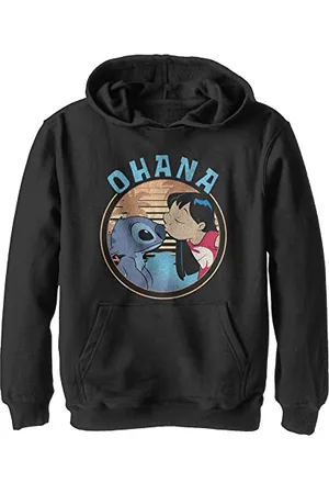 Disney Lilo & Stitch - Lilo And Stitch Ohana YTH Hoodie Black 12/13