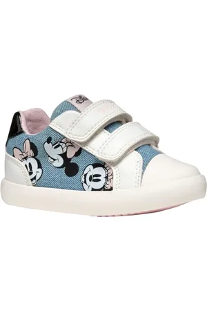 Geox Jungen Mädchen B GISLI Girl C Sneaker, Avio/White, 25 EU