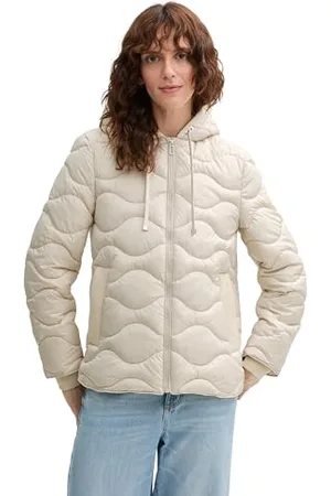 TOM TAILOR Hybrid Steppjacke mit Kapuze, sky captain blue, M