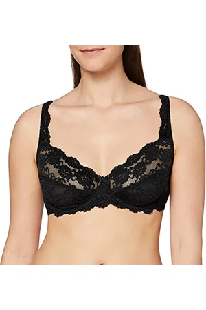 SASSA Damen BH Bügel, Einfarbig, Gr. 75B, Schwarz (Schwarz 00500)