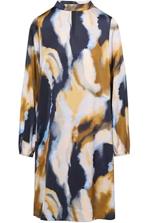 Comma, Kleid mit Allover Print