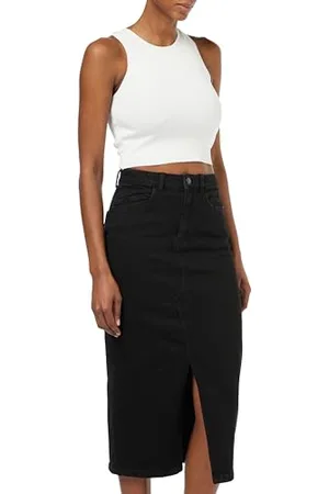 Noisy May Damen Nmkath Nw Slit Midi Skirt Vi478bl Noos Rock, , M EU