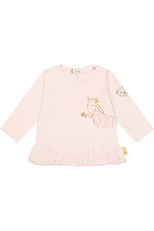 Steiff Baby - Mädchen T-shirt Langarm T Shirt, , 56 EU