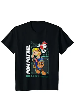 Paw Patrol Kinder Marshall Rubble & Chase Schematics Poster T-Shirt