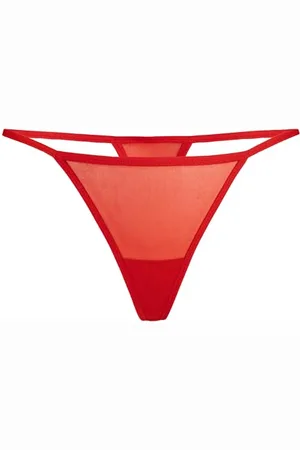 Teyli String Tanga Damen aus transparentem Mesh - Strings & Tangas für Damen aus Transparentem Mesh - Tanger L/XL