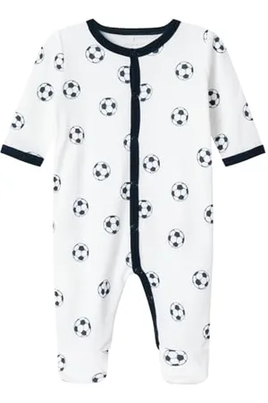 NAME IT Baby - Jungen Nbmnightsuit W/F Football Noos, , 74