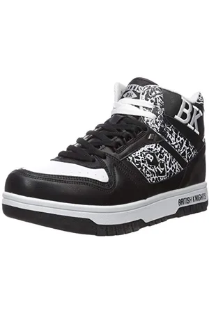 British Knights Herren Kings SL Turnschuh, Schwarz/Weiß/EL, 41 EU