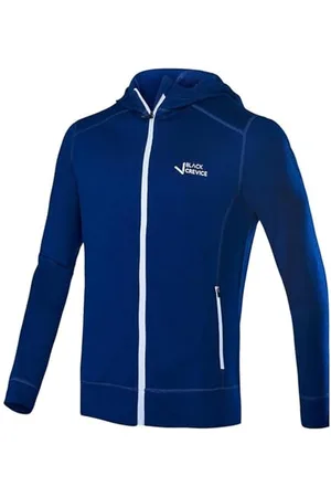 Black Crevice Herren Merino Kapuzenjacke, , S