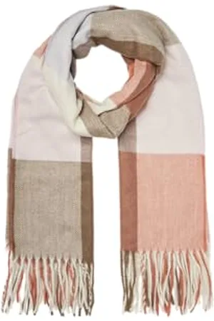 VERO MODA VMELLEN Woven Scarf GA NOOS Schal, /Checks:Sweet Dreams/Cosmic/Brown LEN/BRICH, ONE Size