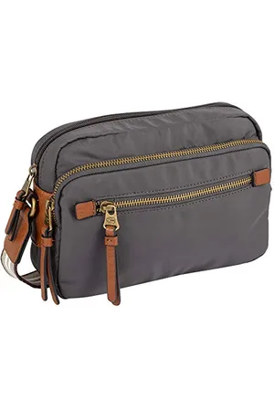 Camel Active Bari Damen Umhängetasche Crossbody Bag Mittelgroß Grau
