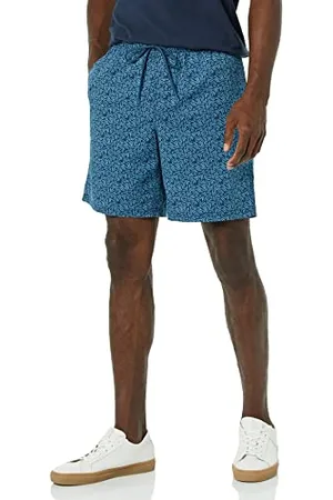 Amazon Herren Walkshorts Schrittlänge 20 cm lockere Passform mit Kordelzug (in Übergröße erhältlich), , S