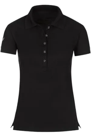 Trigema Damen Poloshirt mit Swarovski® Kristallen