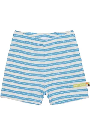loud + proud Short Ringel mit Leinen, aus Bio Baumwolle, GOTS Zertifiziert