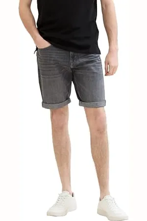 TOM TAILOR Herren Slim Jeans Bermuda Shorts, , 34
