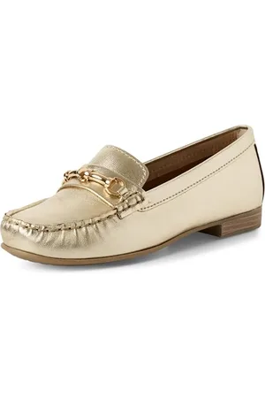 Marco Tozzi Damen Mokassins aus Leder Elegant, , 37 EU