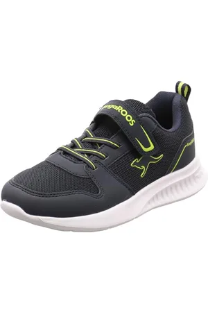 KangaROOS KL-Gary EV Sneaker, dk Navy/Lime, 34 EU