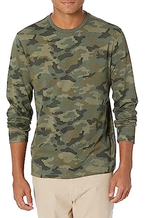 Amazon Herren Langärmeliges T-Shirt, Schmale Passform, , XL