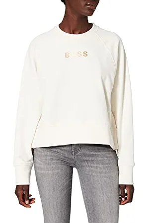 HUGO BOSS Damen C_ELia_Goud Sweatshirt, , S EU
