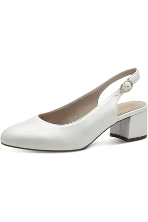 Tamaris Comfort Damen Slingpumps aus Leder mit Schließe, Rosa , 37 EU