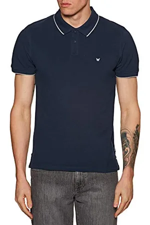 Wrangler Herren Pique Polo Poloshirts, , Small