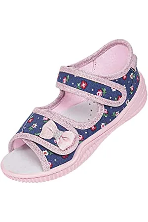 Vi-Gga-Mi Luiza Slipper, Dark Blue/pink, 26 EU