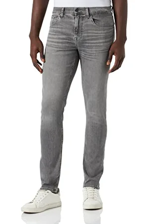 7 for all Mankind Herren Slimmy Tapered Luxe Performance Eco Stone Jeans, , 30 EU