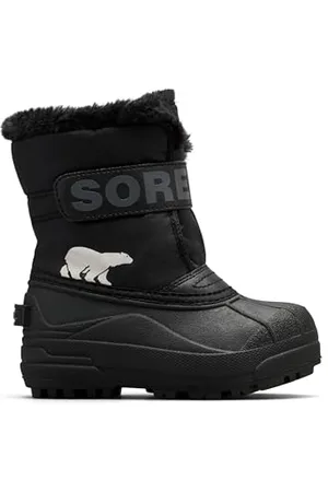 sorel Snow Commander Boot Schneestiefel, Black/Charcoal, 28 EU